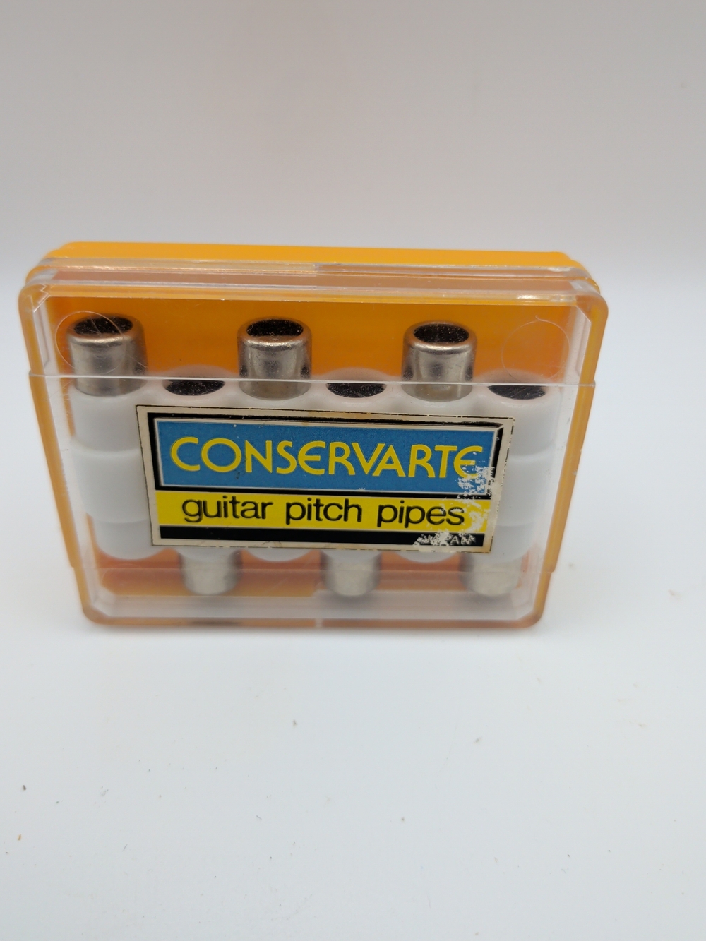 Conservarte Guitar String Tuning Plastic Guitar PitchGuitar Pitch Pipes - Yellow